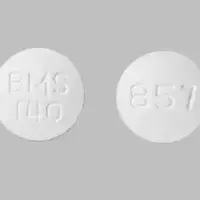 Sprycel (Dasatinib [ da-sat-in-ib ])-BMS 140 857-140 mg-White-Round