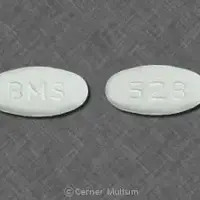 Sprycel (Dasatinib [ da-sat-in-ib ])-BMS 528-50 mg-White-Oval