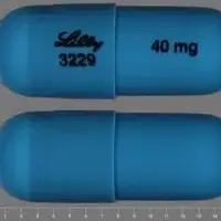 Strattera (Atomoxetine [ at-oh-mox-e-teen ])-Lilly 3229 40 mg-40 mg-Blue-Capsule-shape