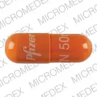 Sutent (Sunitinib [ soo-nit-in-ib ])-Pfizer STN 50 mg-50 mg-Brown-Capsule-shape