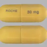 Tamiflu (Oseltamivir [ os-el-tam-ih-veer ])-ROCHE 30 MG-30 mg-Yellow-Capsule-shape