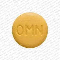 Topamax (Topiramate [ toe-pyre-a-mate ])-OMN 100-100 mg-Yellow-Round