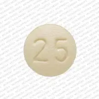 Topamax (Topiramate [ toe-pyre-a-mate ])-OMN 25-25 mg-White-Round