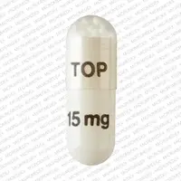 Topamax (Topiramate [ toe-pyre-a-mate ])-TOP 15 mg-15 mg-White-Capsule-shape