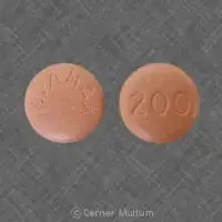 Topamax (Topiramate [ toe-pyre-a-mate ])-TOPAMAX 200-200 mg-Orange-Round