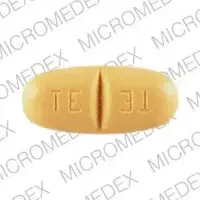 Trileptal (Oxcarbazepine [ ox-kar-bay-zeh-peen ])-TE TE CG CG-300 mg-Yellow-Oval