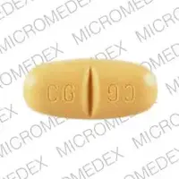 Trileptal (Oxcarbazepine [ ox-kar-bay-zeh-peen ])-TE TE CG CG-300 mg-Yellow-Oval