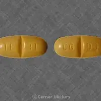 Trileptal (Oxcarbazepine [ ox-kar-bay-zeh-peen ])-TE TE CG CG-300 mg-Yellow-Oval