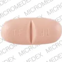 Trileptal (Oxcarbazepine [ ox-kar-bay-zeh-peen ])-TF TF CG CG-600 mg-Pink-Oval