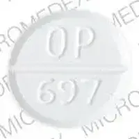 Urecholine (Bethanechol [ be-than-e-chol ])-OP 697-5 mg-White-Round