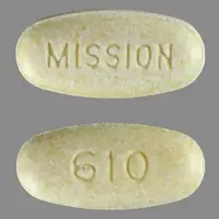 Urocit-k (Potassium citrate [ poe-tass-see-um-sit-rate ])-610 MISSION-10 mEq-Yellow-Oval