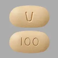 Venclexta (Venetoclax [ ven-et-oh-klax ])-V 100-100 mg-Yellow-Capsule-shape