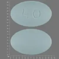 Viibryd (Vilazodone [ vil-az-oh-done ])-40-40 mg-Blue-Oval