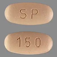 Vimpat (Lacosamide (oral/injection) [ la-koe-sa-mide ])-SP 150-lacosamide 150 mg-Pink-Oval