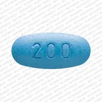 Vimpat (Lacosamide (oral/injection) [ la-koe-sa-mide ])-SP 200-lacosamide 200 mg-Blue-Oval