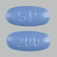 Vimpat (Lacosamide (oral/injection) [ la-koe-sa-mide ])-SP 200-lacosamide 200 mg-Blue-Oval