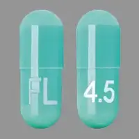 Vraylar (Cariprazine)-FL 4.5-4.5 mg-Green-Capsule-shape