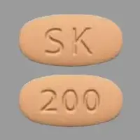 Xcopri (Cenobamate)-SK 200-200 mg-Orange-Round