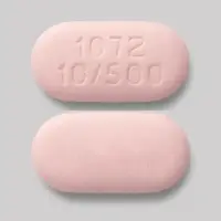 Xigduo xr (Dapagliflozin and metformin [ dap-a-gli-floe-zin-and-met-for-min ])-1072 10/500-10 mg / 500 mg-Pink-Capsule-shape