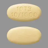 Xigduo xr (Dapagliflozin and metformin [ dap-a-gli-floe-zin-and-met-for-min ])-1073 10/1000-10 mg / 1000 mg-Yellow-Oval