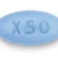 Xpovio (Selinexor [ sel-i-nex-or ])-X50 X50-50 mg-Blue-Oval