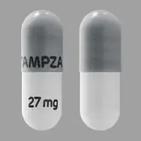 Xtampza er (Oxycodone)-XTAMPZA ER 27 mg-27 mg-Gray & White-Capsule-shape