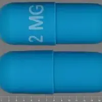 Zanaflex (Tizanidine [ tye-zan-i-deen ])-2 MG-2 mg-Blue-Capsule-shape