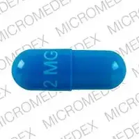 Zanaflex (Tizanidine [ tye-zan-i-deen ])-2 MG-2 mg-Blue-Capsule-shape