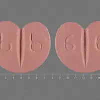 Zebeta (Bisoprolol [ bis-oh-proe-lol ])-b b 6 0-5 mg-Pink-Heart-shape