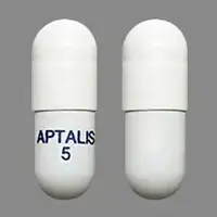 Zenpep (Pancrelipase [ pan-kre-lye-pace ])-APTALIS 5-pancrelipase (5,000 units lipase, 17,000 units protease, 24,000 units amylase)-White-Capsule-shape