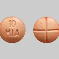 Zenzedi (Dextroamphetamine [ dex-tro-am-fet-a-meen ])-10 MIA-10 mg-Peach-Round