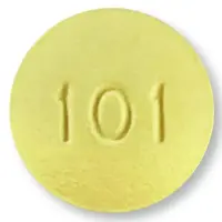 Zomig (nasal) (Zolmitriptan (nasal) [ zol-mi-trip-tan ])-101-2.5 mg-Yellow-Round