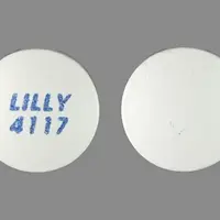 Zyprexa (Olanzapine (oral) [ oh-lanz-a-peen ])-LILLY 4117-10 mg-White-Round