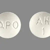 Anastrozole (Anastrozole [ an-as-troe-zole ])-APO AN 1-1 mg-White-Round