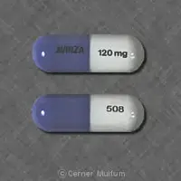 Avinza (Morphine [ mor-feen ])-AVINZA 120 mg 508-120 mg-Purple / White-Capsule-shape