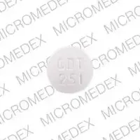 Caduet (Amlodipine and atorvastatin [ am-loe-di-peen-and-a-tor-va-sta-tin ])-CDT 251 Pfizer-2.5 mg / 10 mg-White-Round