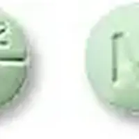 Clozapine (Clozapine [ kloe-za-peen ])-M C72-50 mg-Green-Round