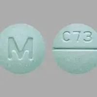 Clozapine (Clozapine [ kloe-za-peen ])-M C73-200 mg-Green-Round
