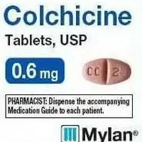 Colchicine (Colchicine [ kol-chi-seen ])-M CC 2-0.6 mg-Red-Oval