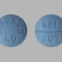 Corgard (Nadolol [ na-doe-lol ])-CORGARD 40 KPI 207-40 mg-Blue-Round