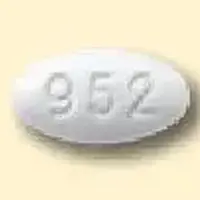 Cozaar (Losartan [ loe-sar-tan ])-952-50 mg-White-Oval