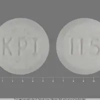 Cytomel (Liothyronine [ lye-oh-thye-roe-neen ])-KPI 115-5 mcg (0.005 mg)-White-Round