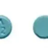 Dicyclomine (Dicyclomine (oral/injection) [ dye-sye-kloe-meen ])-Logo A2-20 mg-Blue-Round