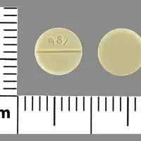 Digoxin (oral/injection) (Digoxin (oral/injection) [ di-jox-in ])-981-125 mcg (0.125 mg)-Yellow-Round