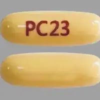 Dutasteride (Dutasteride [ doo-tas-ter-ide ])-PC23-0.5 mg-Yellow-Capsule-shape