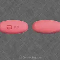 Ery-tab (Erythromycin (oral) [ er-ith-roe-mye-sin ])-a ED-500 mg-Pink-Oval