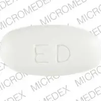 Ery-tab (Erythromycin (oral) [ er-ith-roe-mye-sin ])-a ED-500 mg-White-Oval