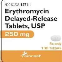 Erythromycin (Erythromycin (oral/injection) [ er-ith-roe-mye-sin ])-C 31-250 mg-White-Oval