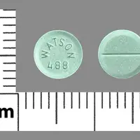 Estradiol vaginal (Estradiol vaginal (systemic) [ es-tra-dye-ole-va-jin-ul ])-WATSON 488-2 mg-Blue-Round