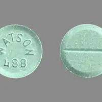 Estradiol topical (Estradiol topical [ ess-tra-dye-ol-top-ik-al ])-WATSON 488-2 mg-Blue-Round